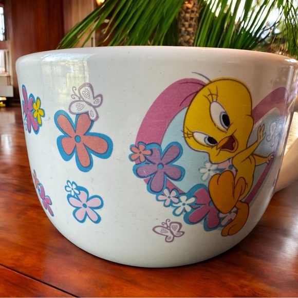 VINTAGE Looney Tunes Tweety Oversized Mug by Gibson - Picture 7 of 11